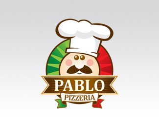 Projekt logo dla firmy Pablo Pizzeria | Projektowanie logo