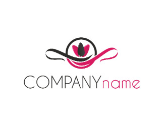 Projekt graficzny logo dla firmy online pink nail