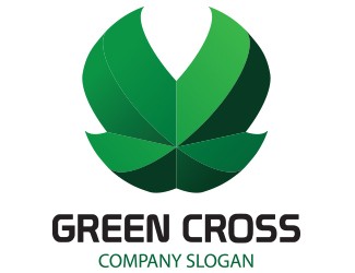 Projekt logo dla firmy Green Cross | Projektowanie logo