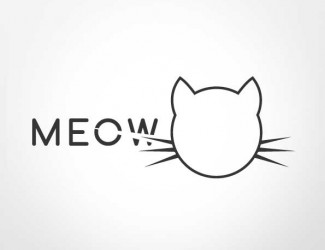 Projekt graficzny logo dla firmy online meow
