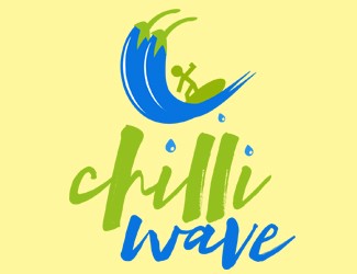 Projekt graficzny logo dla firmy online Chilli wave