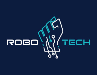 Projekt graficzny logo dla firmy online RoboTech