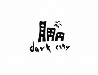 Projekt graficzny logo dla firmy online dark city