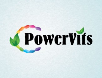 Projekt logo dla firmy PowerVits | Projektowanie logo
