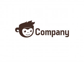 Projekt graficzny logo dla firmy online Małpka