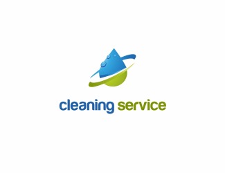 Projekt graficzny logo dla firmy online CLEANING SERVICE