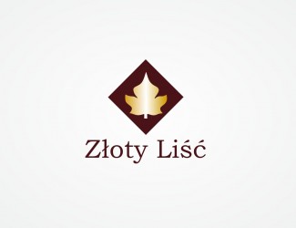 Projekt graficzny logo dla firmy online Złoty Liść