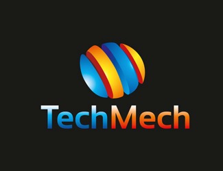 Projekt logo dla firmy TechMech | Projektowanie logo
