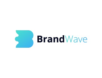 Projekt graficzny logo dla firmy online Brand Wave