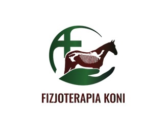 Projekt graficzny logo dla firmy online fizjoterapia koni
