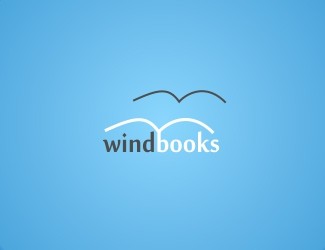 Projekt graficzny logo dla firmy online windbooks