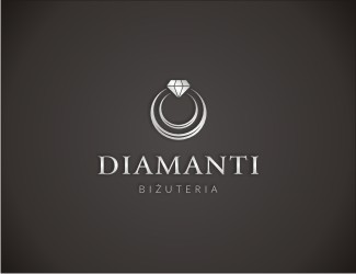 Projekt logo dla firmy Diamanti Biżuteria | Projektowanie logo
