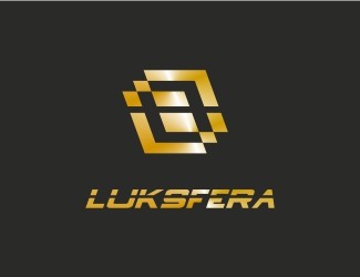 Projekt graficzny logo dla firmy online Luksfera