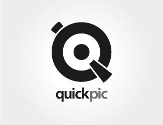 Projekt graficzny logo dla firmy online quickpic