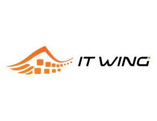 Projekt logo dla firmy it wing | Projektowanie logo