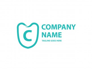 Projekt logo dla firmy Tarcza ząb | Projektowanie logo
