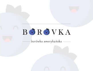Projekt graficzny logo dla firmy online Borówka Amerykańska