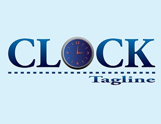 Projekt graficzny logo dla firmy online clock