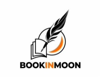 Projekt graficzny logo dla firmy online BOOKinMOON