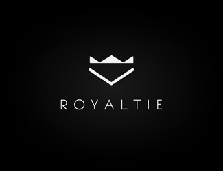 Projekt graficzny logo dla firmy online Royaltie krawaty