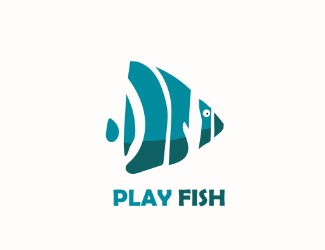 Projekt graficzny logo dla firmy online Play Fish