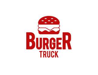 Projekt graficzny logo dla firmy online Burger Truck