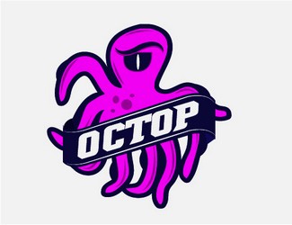 Projekt graficzny logo dla firmy online Octopus Team