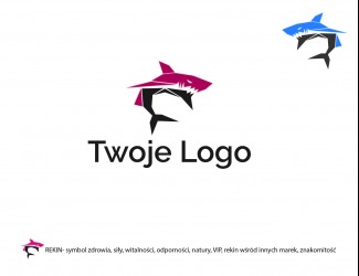 Projekt graficzny logo dla firmy online SHARK