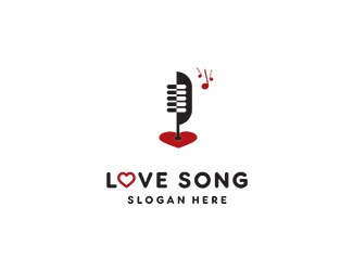 Projekt graficzny logo dla firmy online Love Song