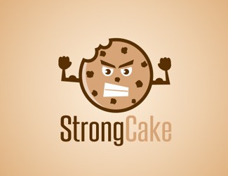 Projektowanie logo dla firm online StrongCake
