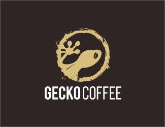 Projekt logo dla firmy GeckoCoffee | Projektowanie logo