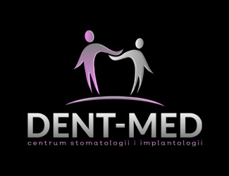 Projekt logo dla firmy Dent-Med | Projektowanie logo