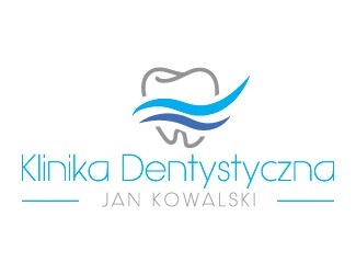 Projekt graficzny logo dla firmy online klinika dentystyczna