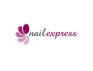 Projekt logo dla firmy nail express | Projektowanie logo