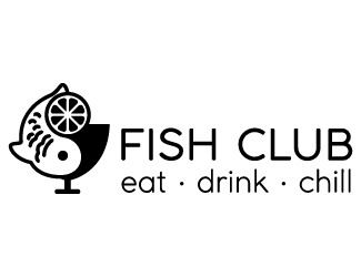 Projekt logo dla firmy fish club | Projektowanie logo