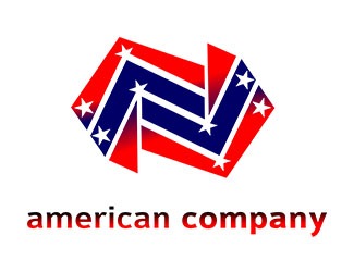 Projekt graficzny logo dla firmy online american dream