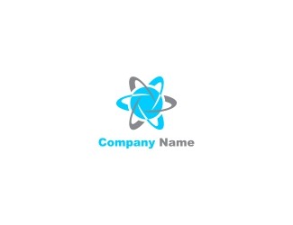 Projekt graficzny logo dla firmy online atom
