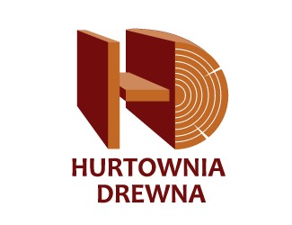 Projekt logo dla firmy hurtownia drewna | Projektowanie logo