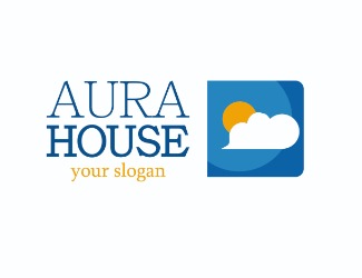 Projekt graficzny logo dla firmy online Aura