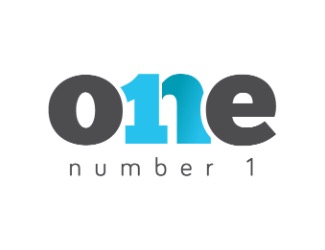 Projekt graficzny logo dla firmy online Number One