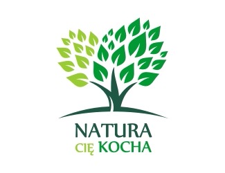Projekt logo dla firmy NATURA | Projektowanie logo
