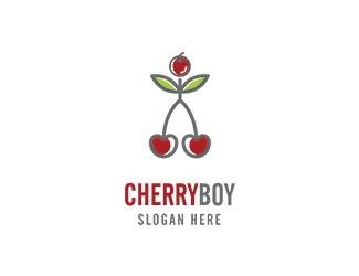 Projekt logo dla firmy CherryBoy | Projektowanie logo