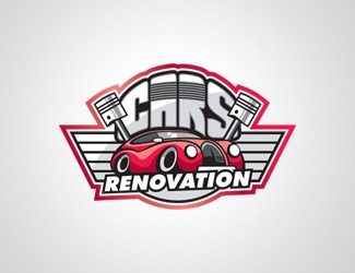 Projektowanie logo dla firmy, konkurs graficzny RENOVATION CARS