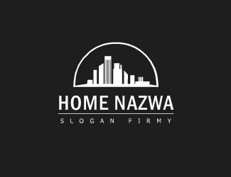 Projekt graficzny logo dla firmy online Home firma