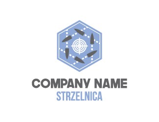 Projekt logo dla firmy Strzelnica | Projektowanie logo