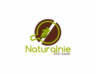 Projekt logo dla firmy Naturalnie przy kawie | Projektowanie logo