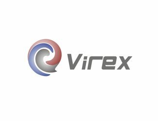 Projekt graficzny logo dla firmy online Virex