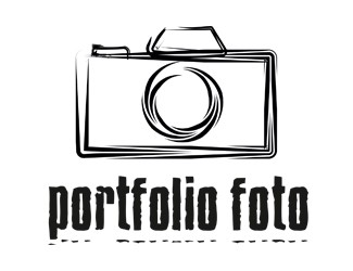 Projekt logo dla firmy Portfolio Foto | Projektowanie logo