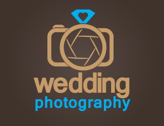 Projekt graficzny logo dla firmy online Wedding photography