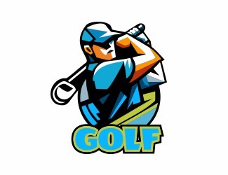 Projekt graficzny logo dla firmy online Golf